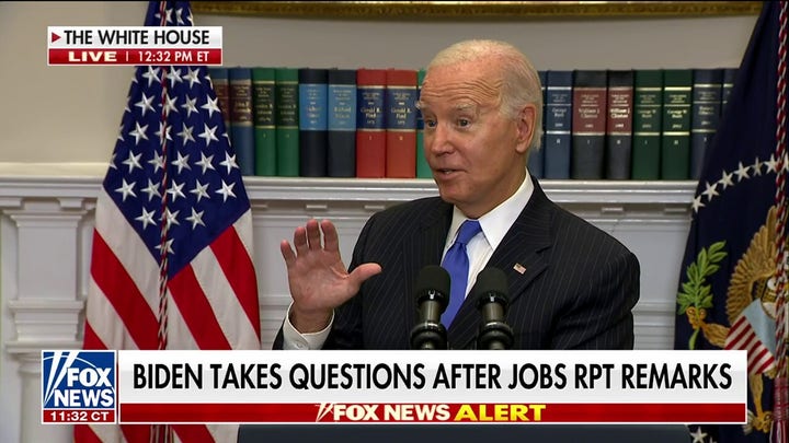 Biden chides reporters as not happy enough when reporting on his economy